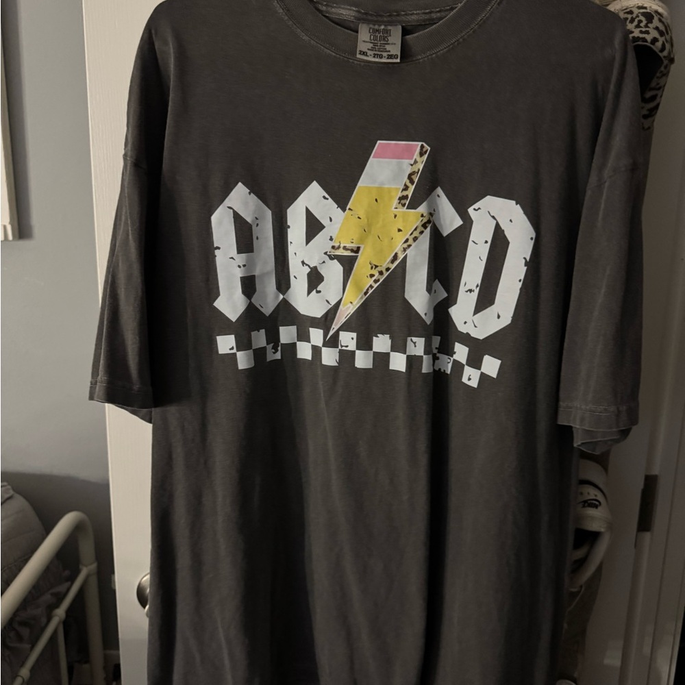 Teacher shirt. Comfort Colors Gray T-Shirt